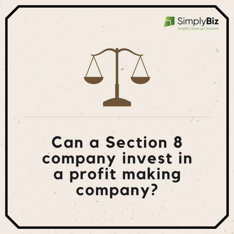 Can a Section 8 Company Invest in Profit-making Company