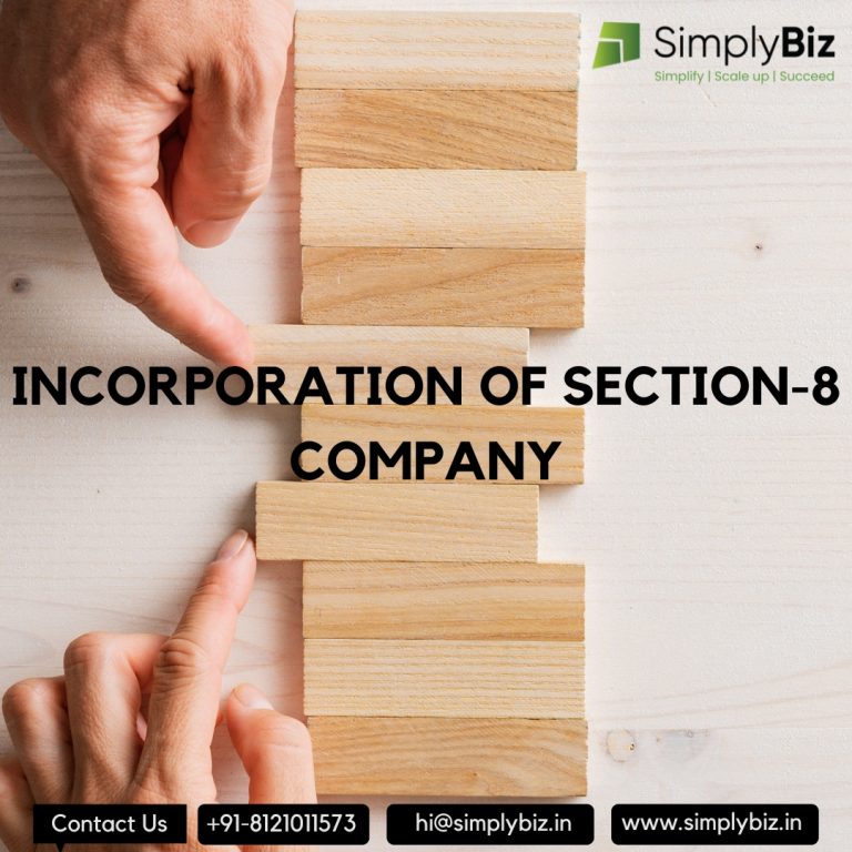 Incorporation of Section 8 Companies in India